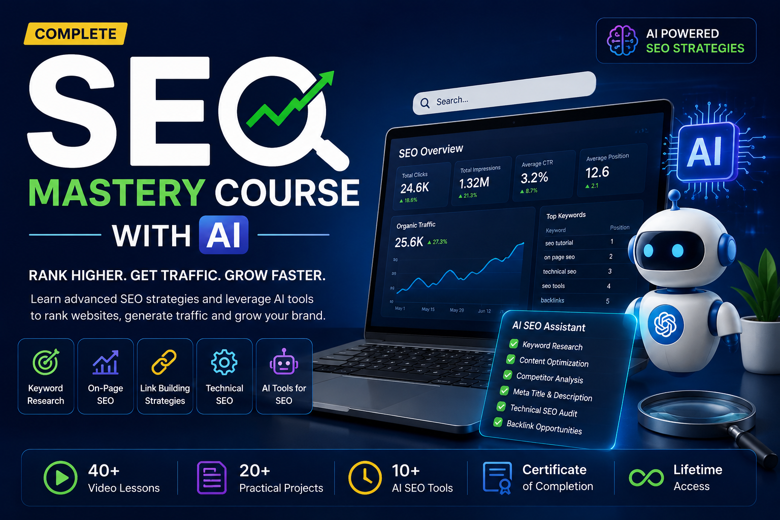 SEO Mastery Course with AI